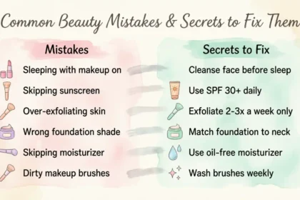 Common Beauty Mistakes Women Make and Secrets to Fix