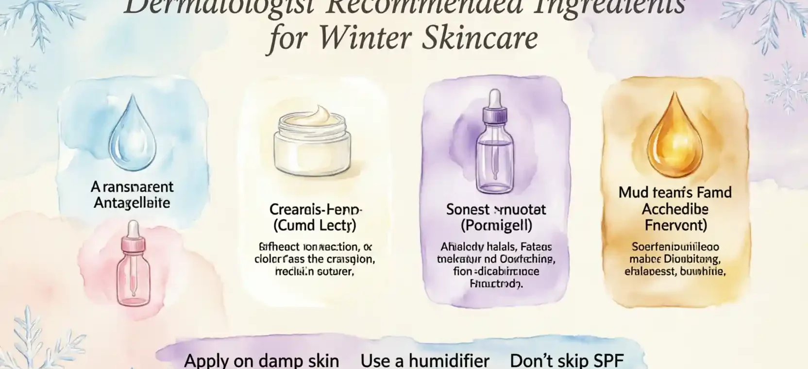 Dermatologist Recommended Ingredients For Winter Skincare