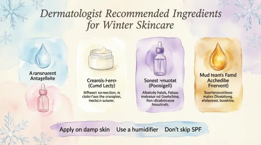 Dermatologist Recommended Ingredients For Winter Skincare