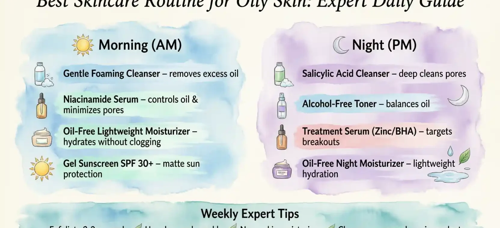 Best Skincare Routine for Oily Skin: Expert Daily Guide!!!