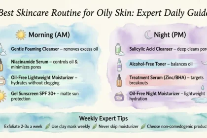 Best Skincare Routine for Oily Skin: Expert Daily Guide!!!
