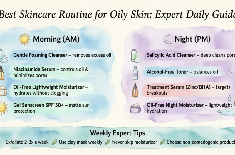 Best Skincare Routine for Oily Skin: Expert Daily Guide!!!