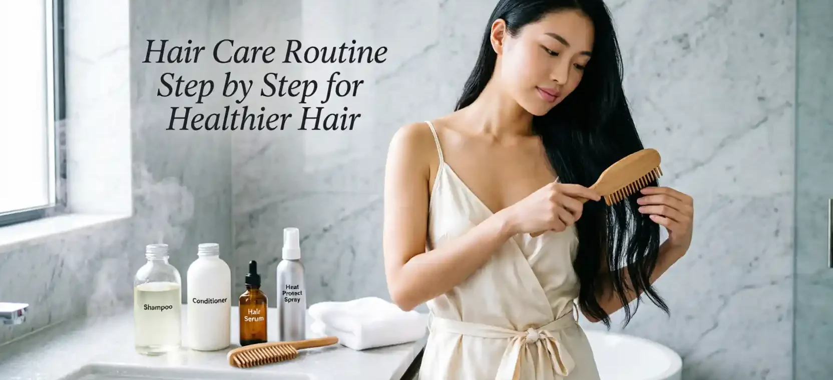 Hair Care Routine Step by Step for Healthier Hair