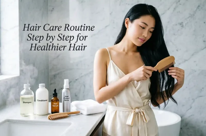 Hair Care Routine Step by Step for Healthier Hair