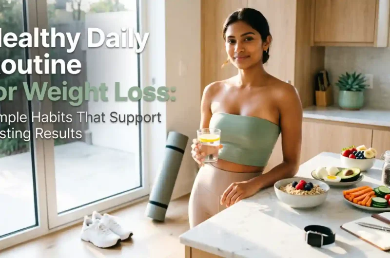 Healthy Daily Routine for Weight Loss: Simple Tips