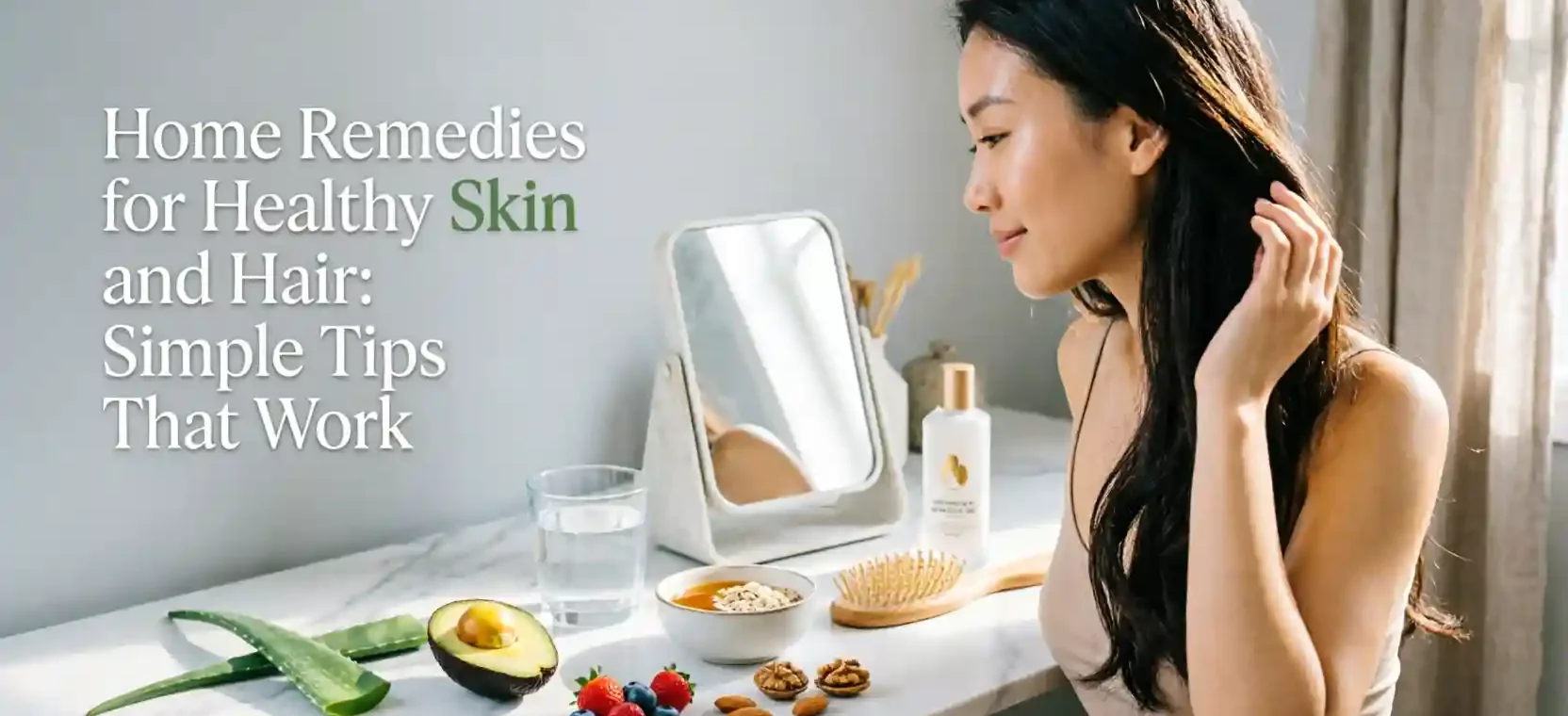Home Remedies for Healthy Skin and Hair: Natural Guide