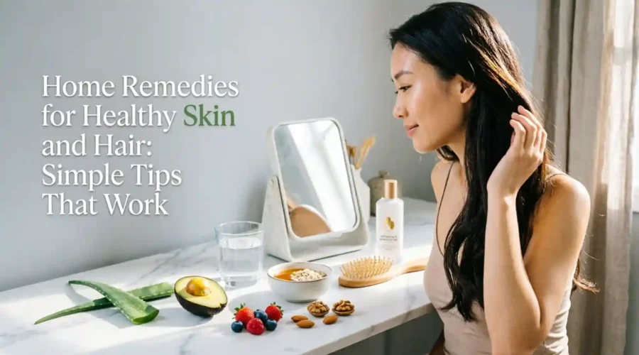 Home Remedies for Healthy Skin and Hair: Natural Guide