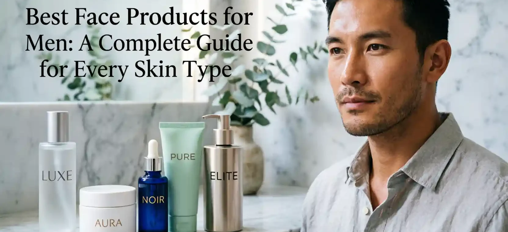 Best Face Products for Men: Simple Skincare Guide