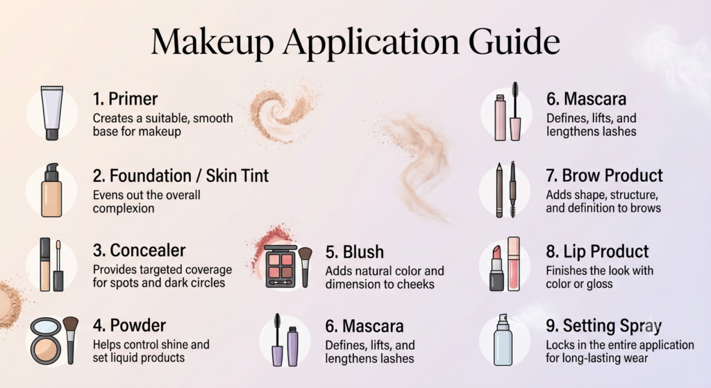 Makeup Application Guide