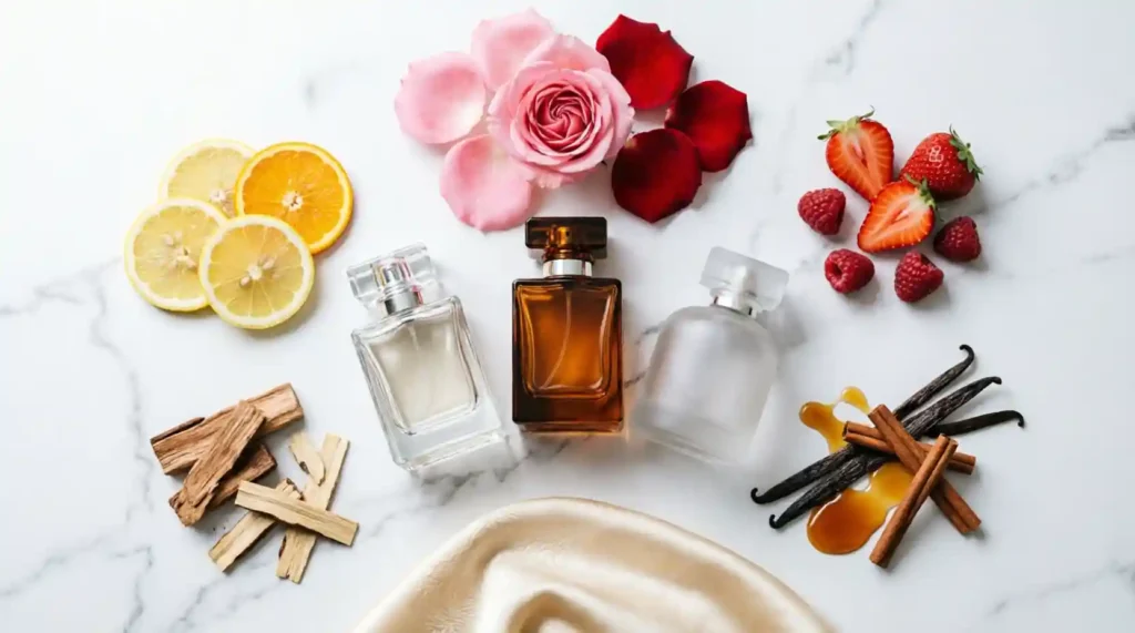 women's perfume fragrance families
