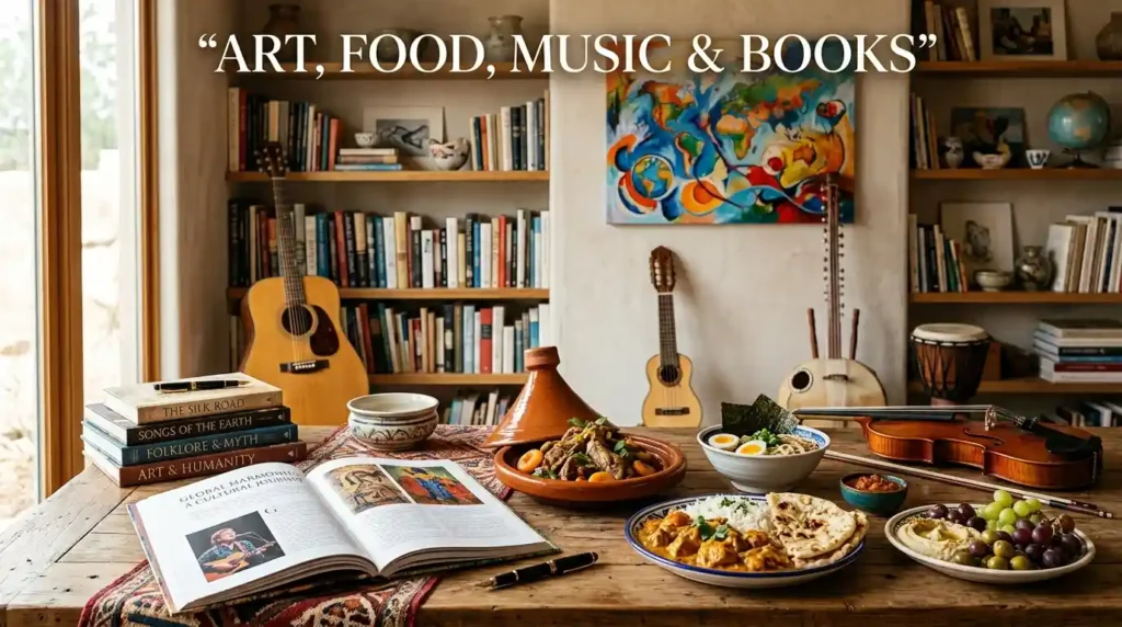 Art, Food, Music & Books