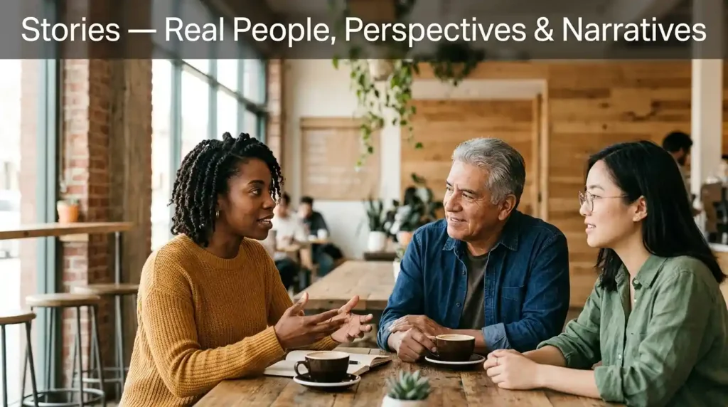 Real People, Perspectives & Narratives