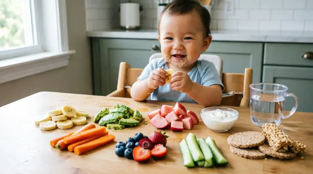 Healthy snacks for babies and young children