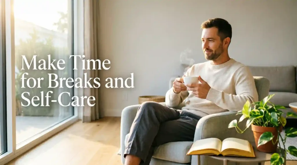 “Make Time for Breaks and Self-Care” 