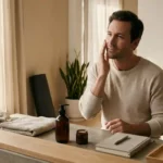 Self-care for men featuring skincare, healthy daily habits, and wellness essentials.